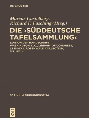 cover image of Die ,Süddeutsche Tafelsammlung'